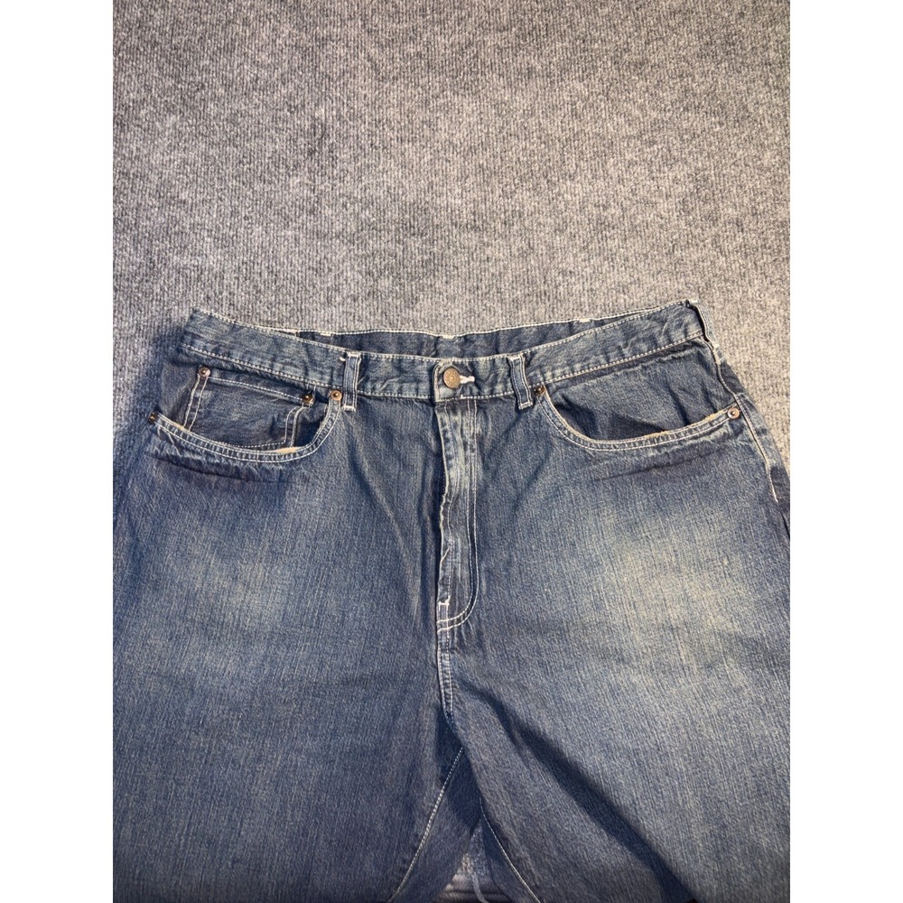 Polo Ralph Lauren Jeans Men 36/30 Blue Denim Medium Wash Streetwear Straight Leg - Picture 6 of 12